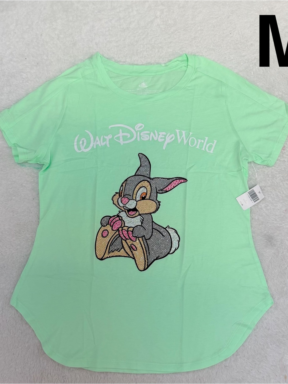 Walt Disney world 2026 Disney Parks Bambi Thumper Bedazzle short sleeve T shirt